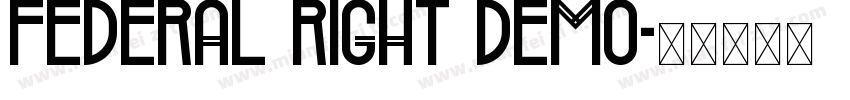 Federal Right Demo字体转换